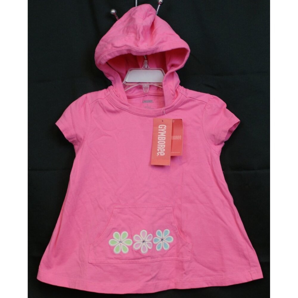 2008 Gymboree Palm Springs T-shirt sz 5 Hooded Flowers Florida Vacation Beach